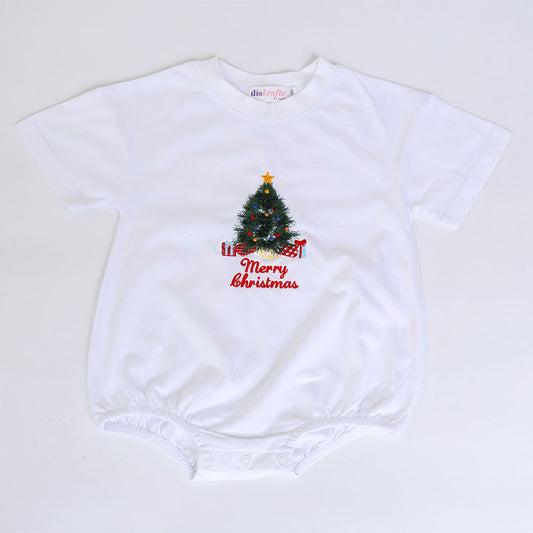 BUBS SUMMER CHRISTMAS TEE ROMPER