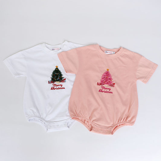 BUBS SUMMER CHRISTMAS TEE ROMPER