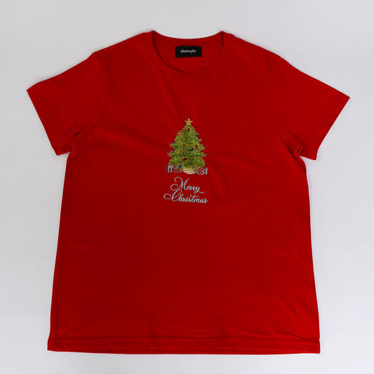 WOMEN'S CHRISTMAS TEE in MAPLE