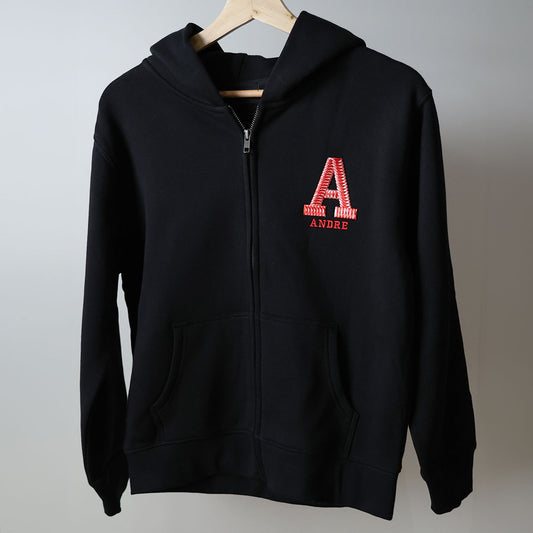 KIDS ZIP HOODIE MONOGRAM