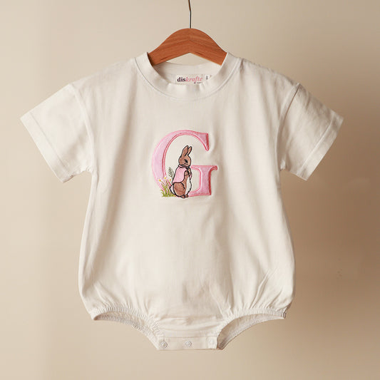 BUBS SUMMER TEE ROMPER: COTTON TAIL and PETER RABBIT