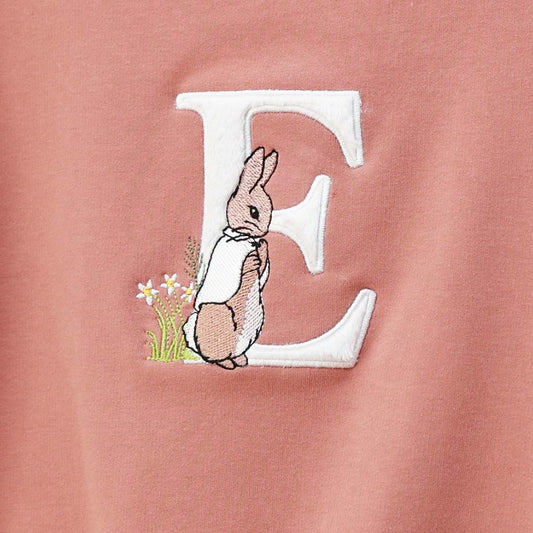 BUBS BUBBLE ROMPER: COTTON TAIL AND PETER RABBIT MINKY MONOGRAM